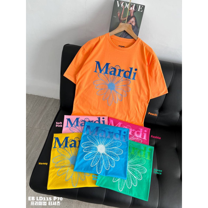VIOLET OVERSIZED MARDI T-SHIRTS TSHIRT MARDI MERCREDI KAOS KAUS MARDI