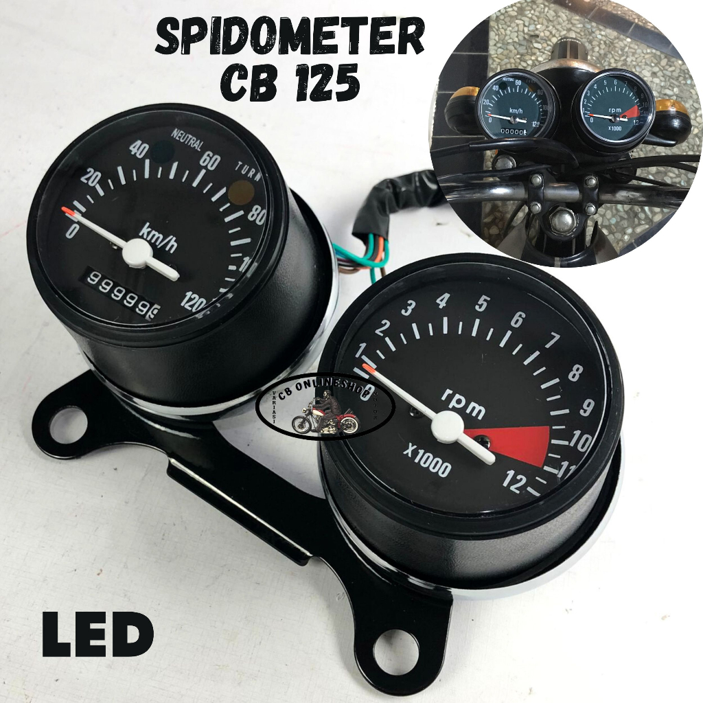 SPEEDOMETER CB 125 SET SPIDO CB125 CB 125 SPIDOMETER CB125