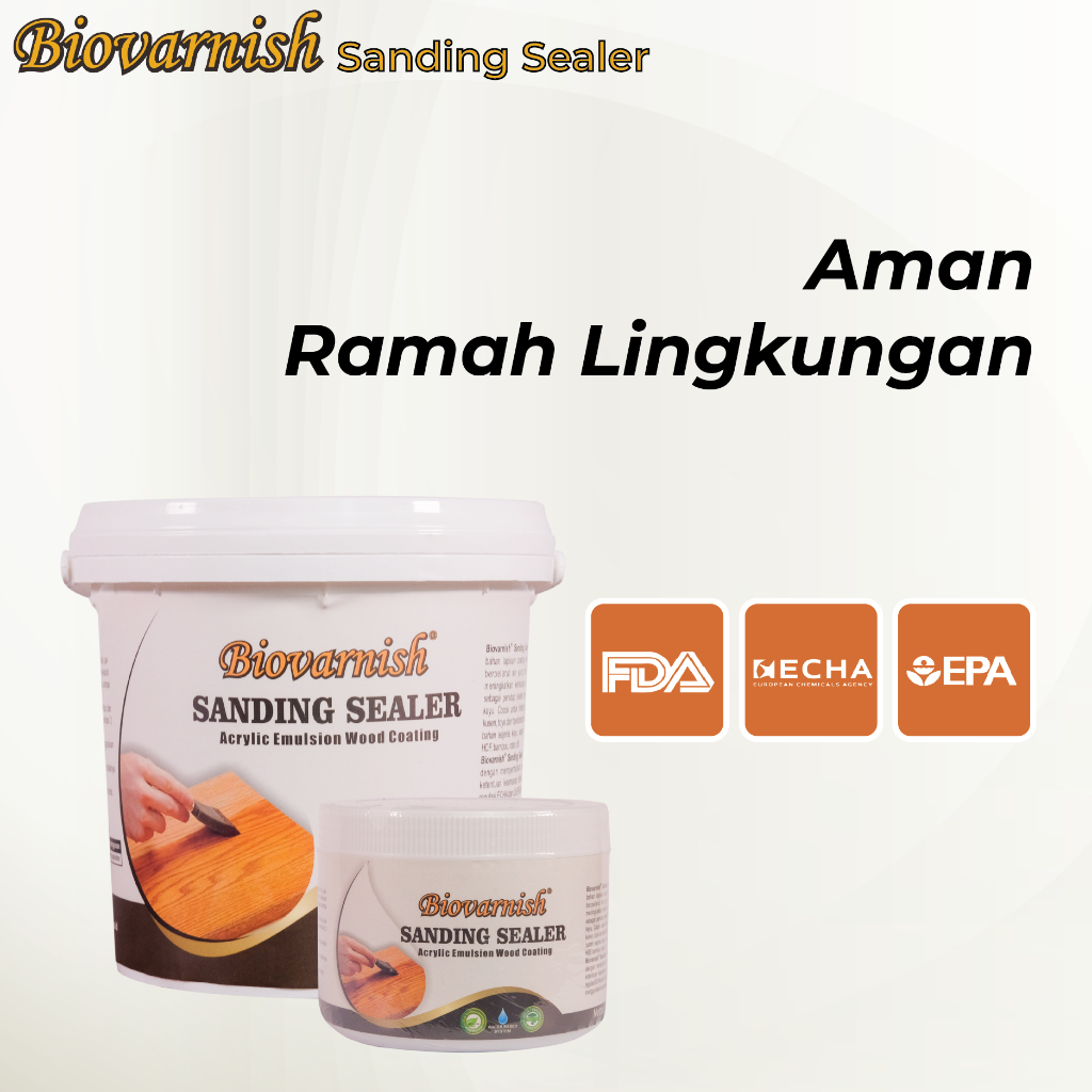 Sanding Sealer Biovarnish Cat Kayu Natural Finish