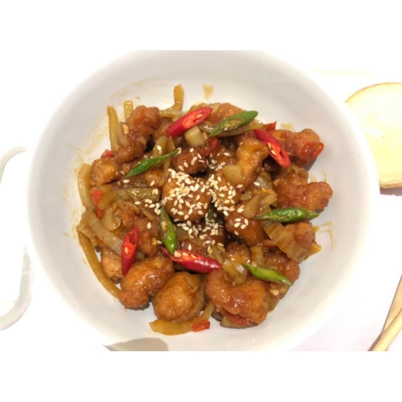 

Siap saji ayam saus mentega