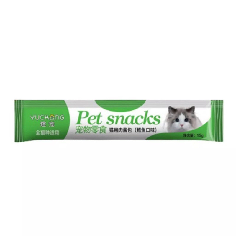 YUCHONG PET STRIP CEMILAN SNACK KUCING MAKANAN WETFOOD CAT