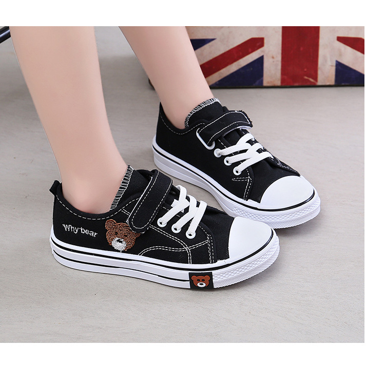 1001 IMPORT Sepatu Sneakers Anak Unisex BEARLY LOW BASIC SHOES | Sepatu Anak laki laki sepatu anak perempuan