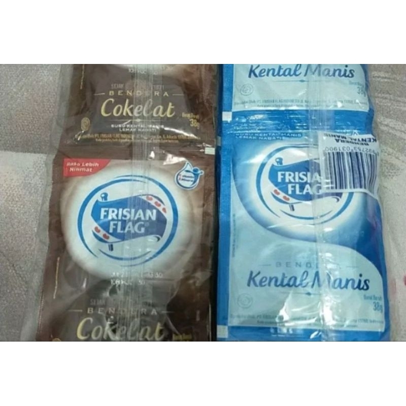 

Susu Frisian flag/bendera 38g. harga/pcs