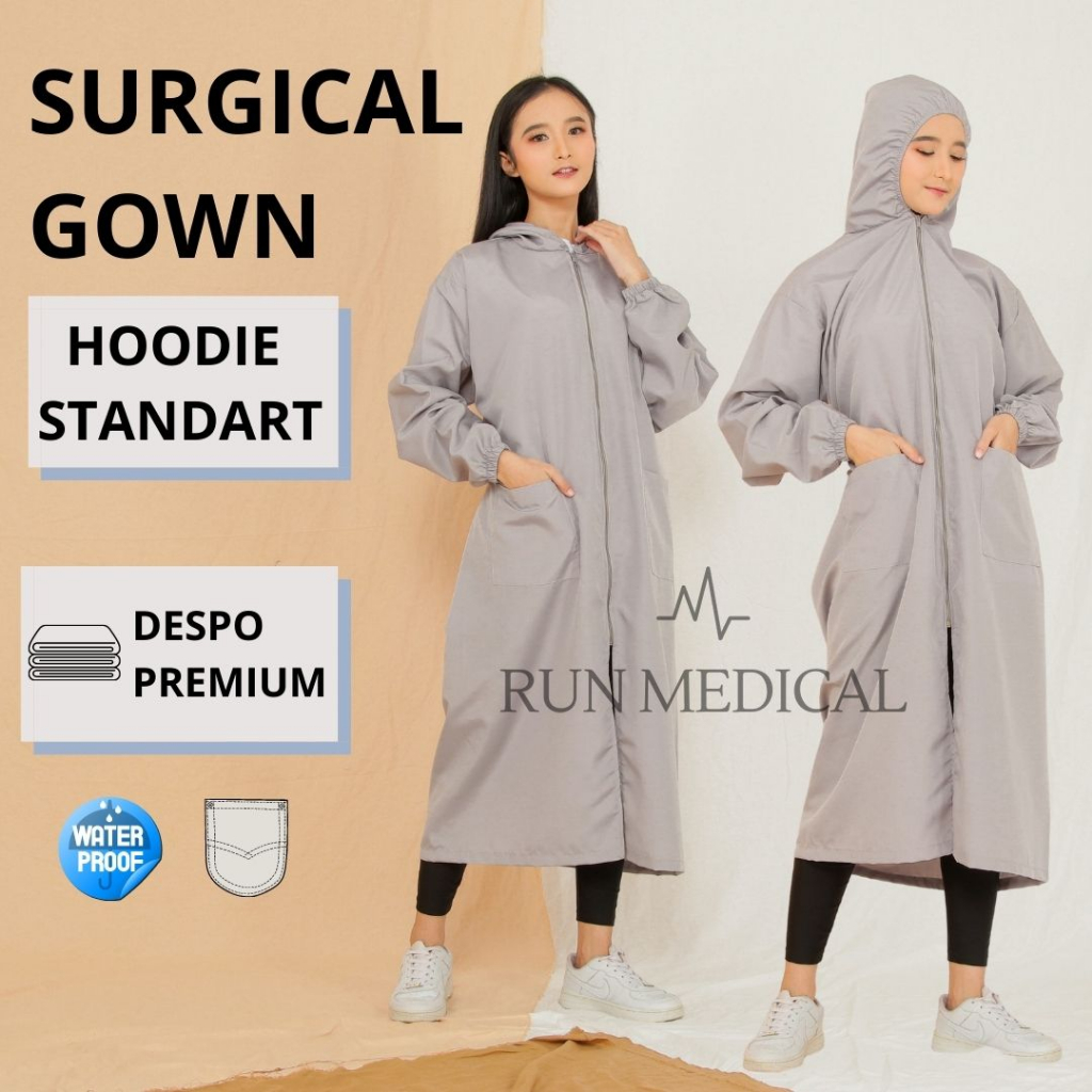 APD GOWN SURGICAL / GOWN HOODIE STANDART / GOWN SURGICAL WATERPROOF / GOWN APD / GOWN