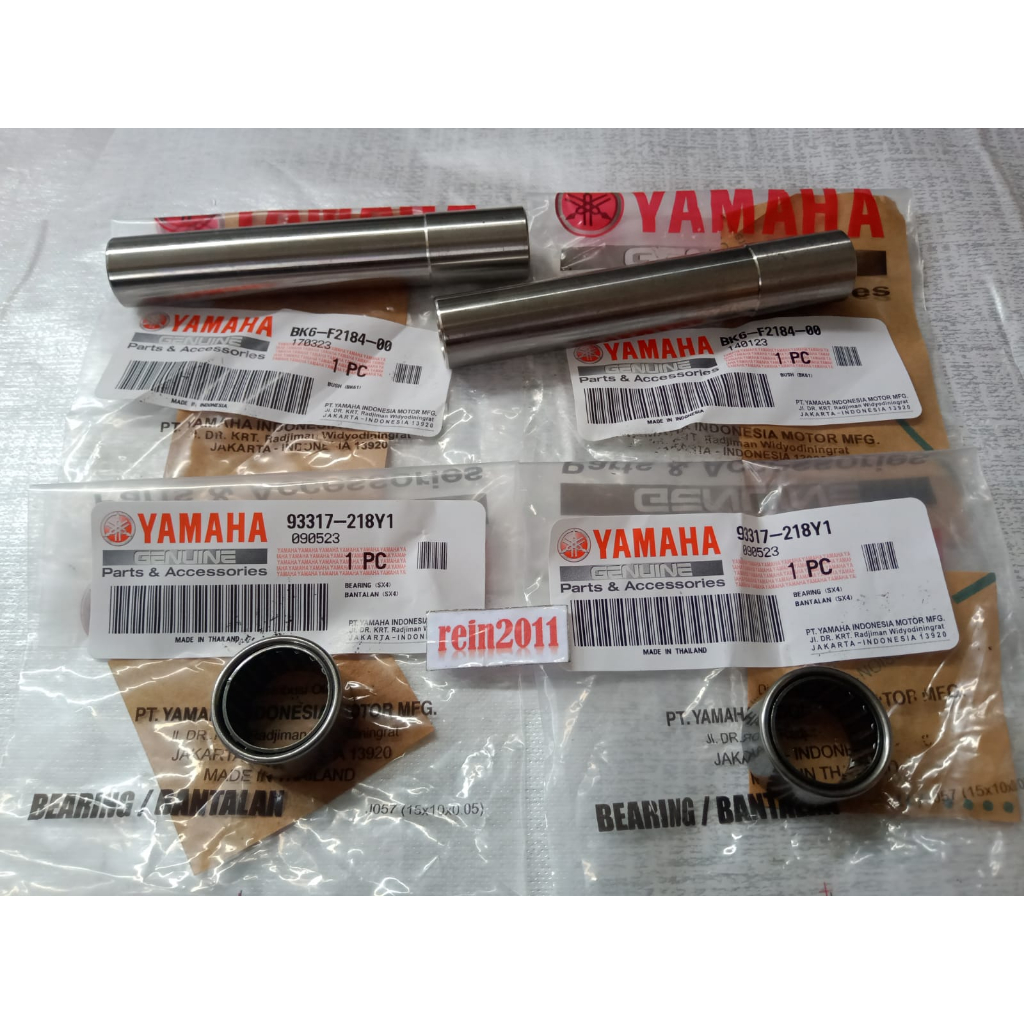 BOS BOSH SWING ARM SET LAHER R15 V3 VIXION R XSR 155 MT15 ASLI ORI YAMAHA BK6 F2184 00 (2 PCS) &amp; 93317 218Y1 (2 PCS)