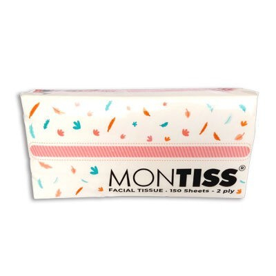 Tisu Wajah Montiss 150s / Facial Tissue Montis 150 Sheets 2 Ply