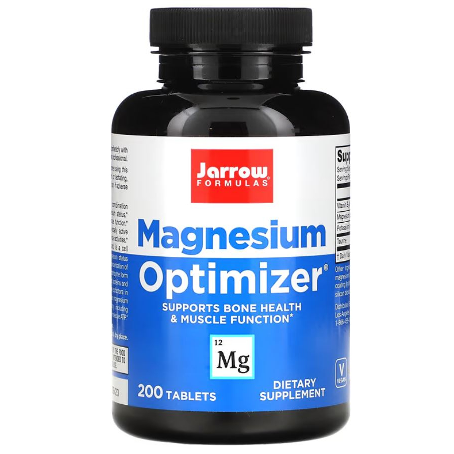 Magnesium Optimizer 200 Tablets Dukung Kesehatan Tulang Padat Serta Fungsi Otot ORI USA