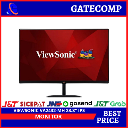 LED Monitor VIEWSONIC VA2432-MH 23.8&quot; IPS 75Hz FHD HDMI VGA - VA2432