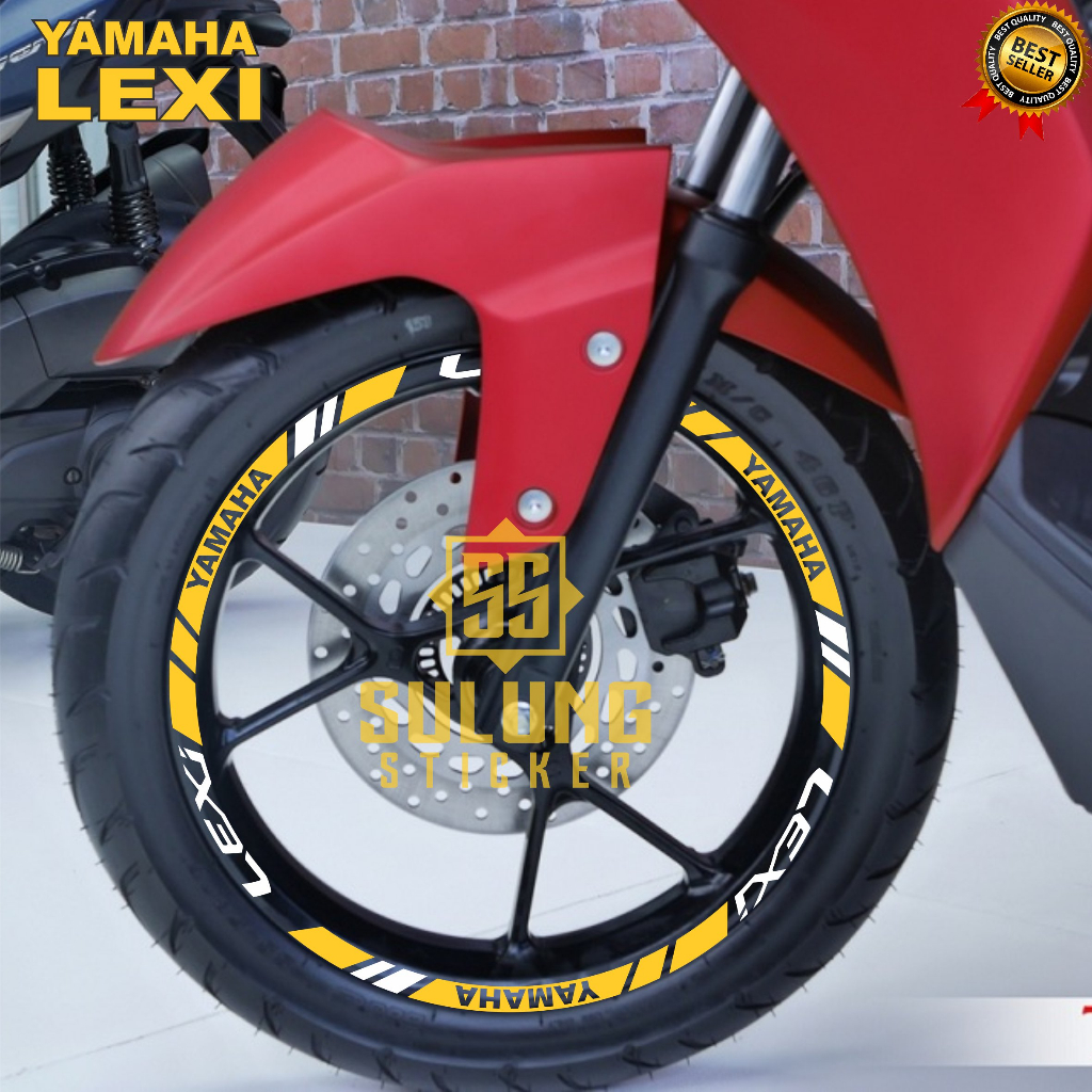 Stiker List Velg Motor Yamaha Lexi Cutting Sticker Variasi Asesoris Terbaru Lis Pelk