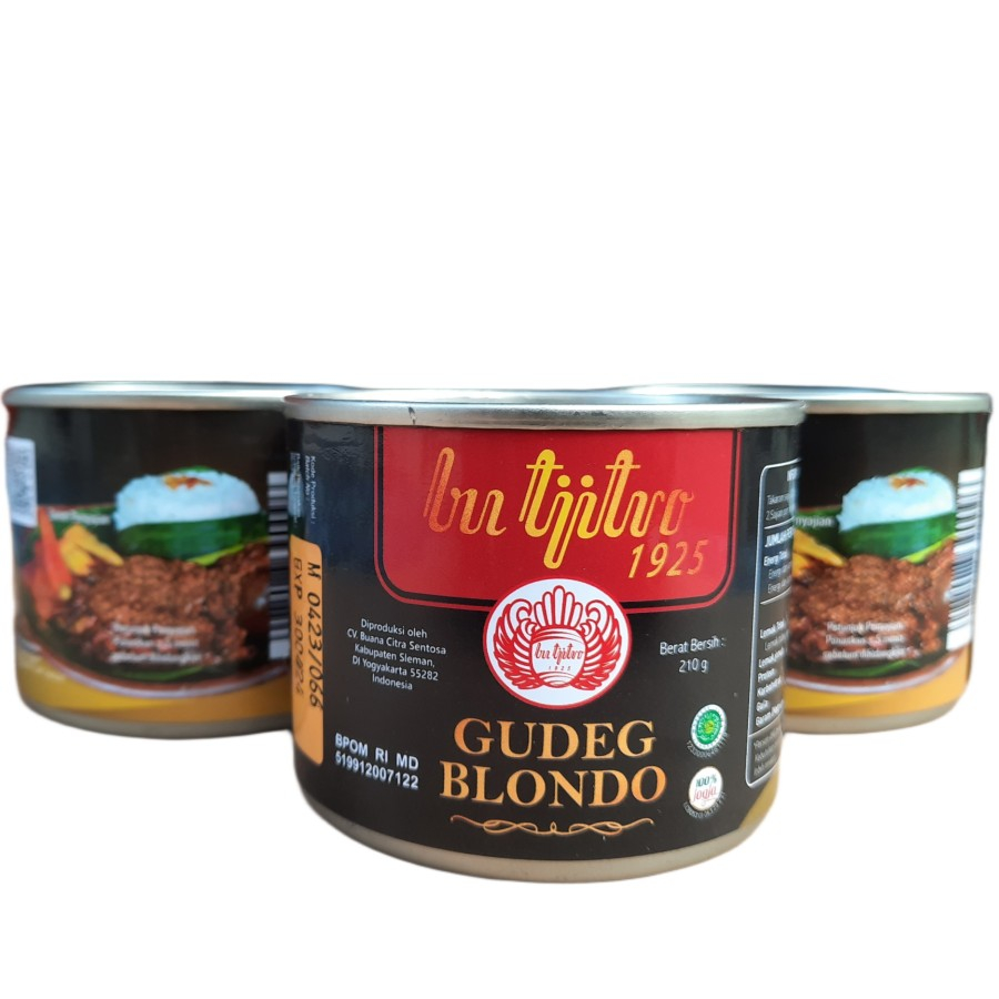 Gudeg Kaleng Bu Tjitro Varian Blondo - 210gram