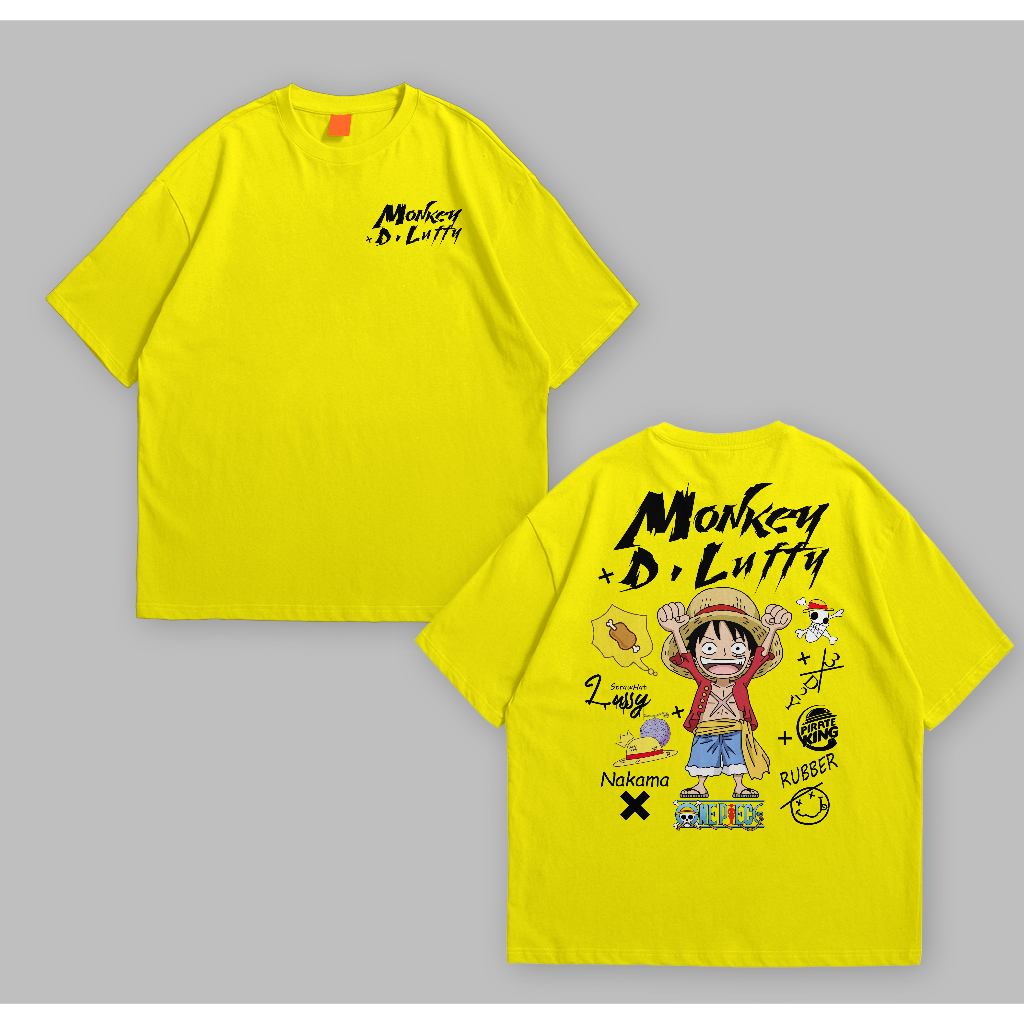 Baju Kaos Anime  Monkey D Luffy One Piece