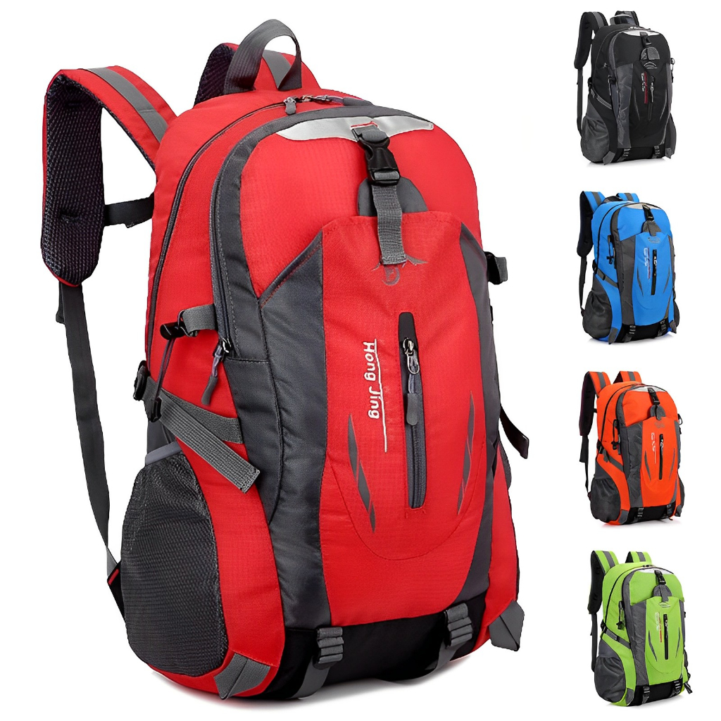 HIGHLAND Tas Ransel Pria Anti Air Backpack Cowok Waterproof Tas Ransel Sekolah Unisex Tas Kuliah Laki Tas Punggung Kerja Traveling IMPORT TR106