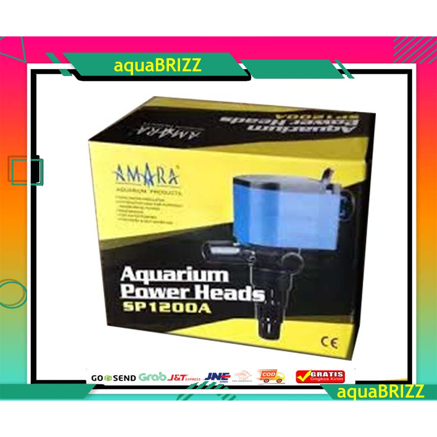 Pompa filter aquarium power head amara sp 1200 sp-1200 amara 1200