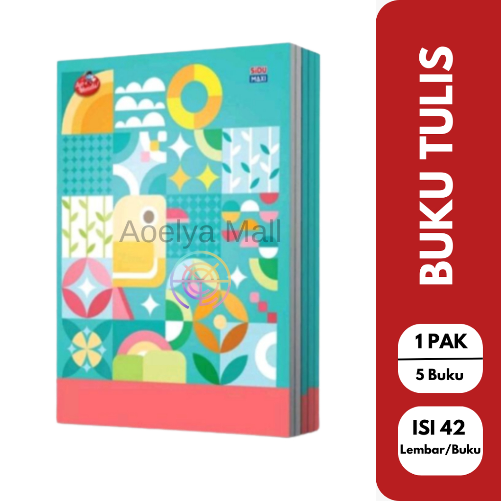 

Buku Tulis Sekolah SIDU MAXI [Isi 42 Lembar/ 5 Buku]