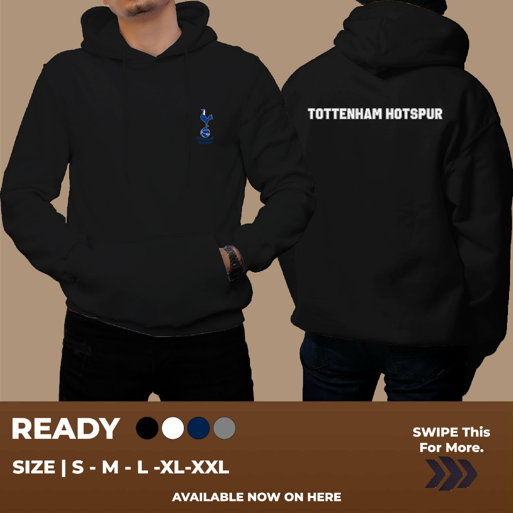HOODIE TOTTENHAM HOTSPUR KEREN BANGET UNTUK PRIA