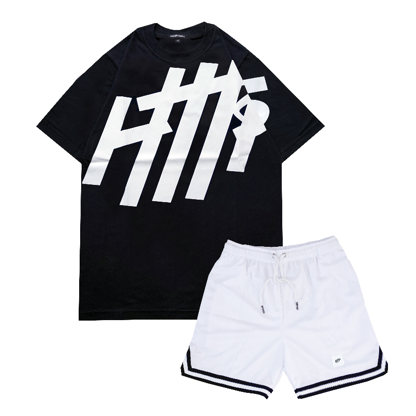 HTTP - Kaos Satu Set Sweatshort Celana Pendek Pria Wanita Murah Homeland Celana Boardshort