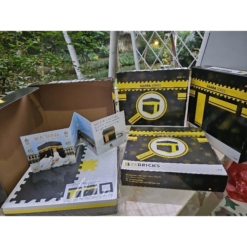 (ready) 3D puzzle ka'bah eva foam