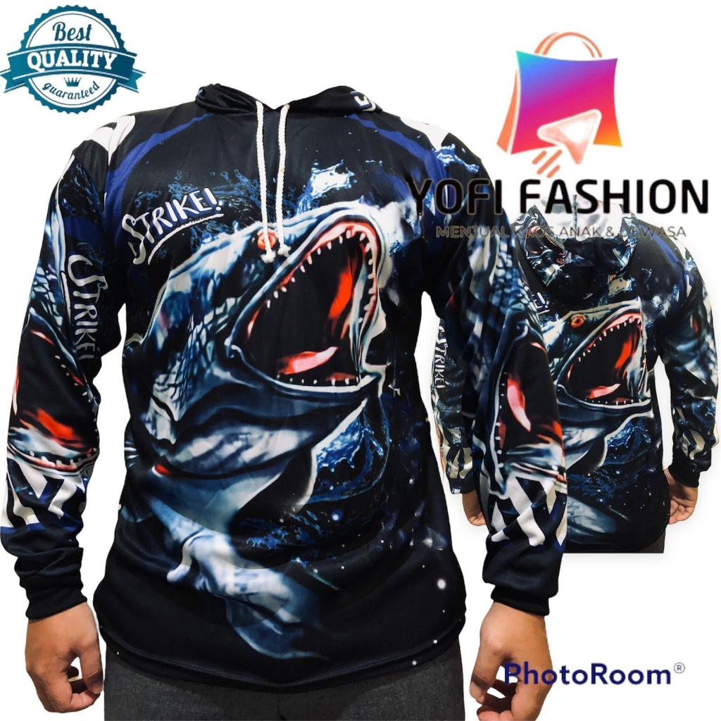 JERSEY MACING/BAJU MANCING IKAN MUJAER LENGAN PANJANG