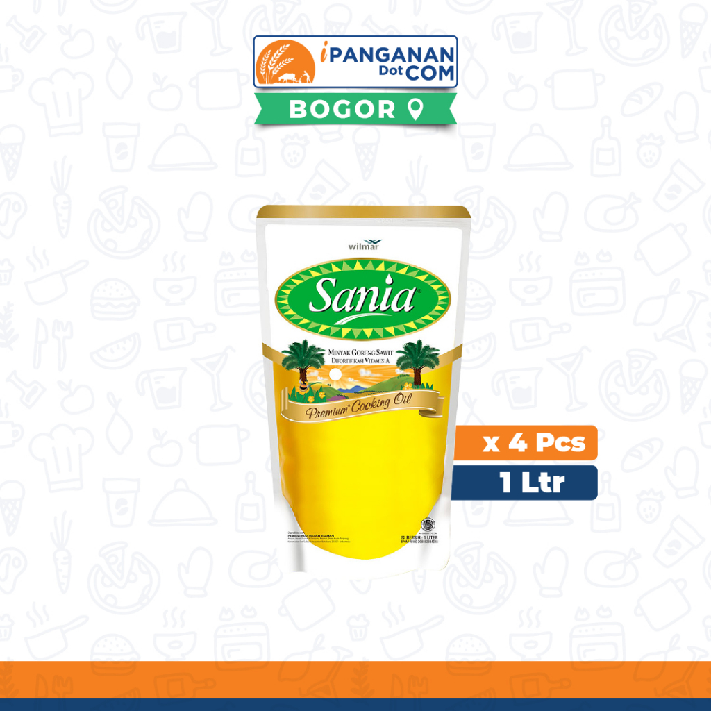 

Minyak Goreng Sania Pouch 1L x 4 Pack - BGR