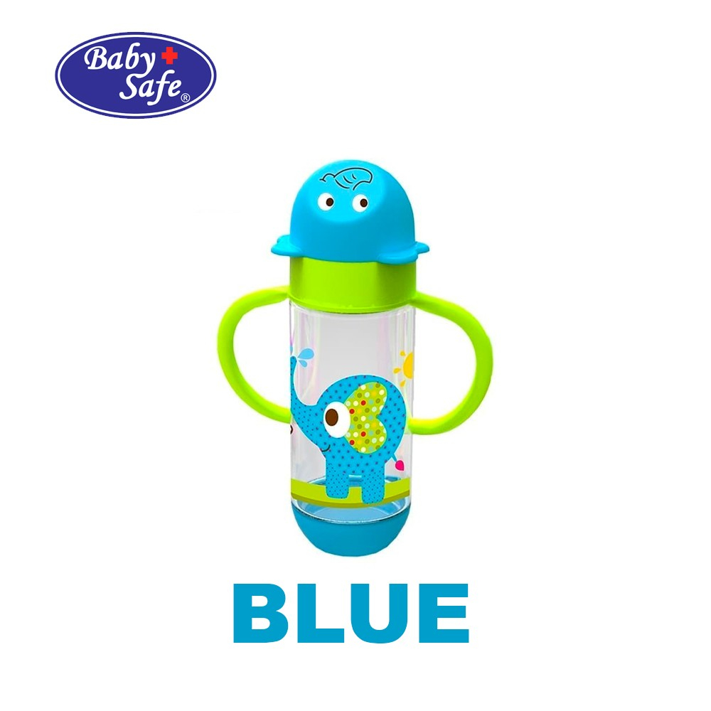 Baby Safe Wide Neck Bottle With Handle - 250ml (Tersedia Pilihan Warna)