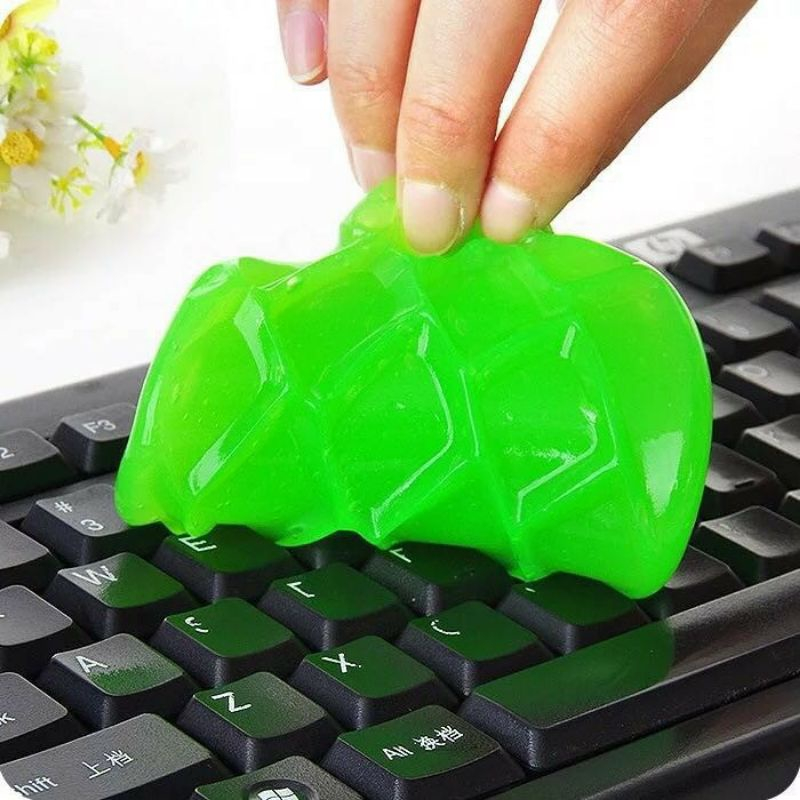 TERBARU!! SLIME DEBU / Slime Jelly Pembersih Debu Gel Pembersih Kotoran Dashboard dan Keyboard