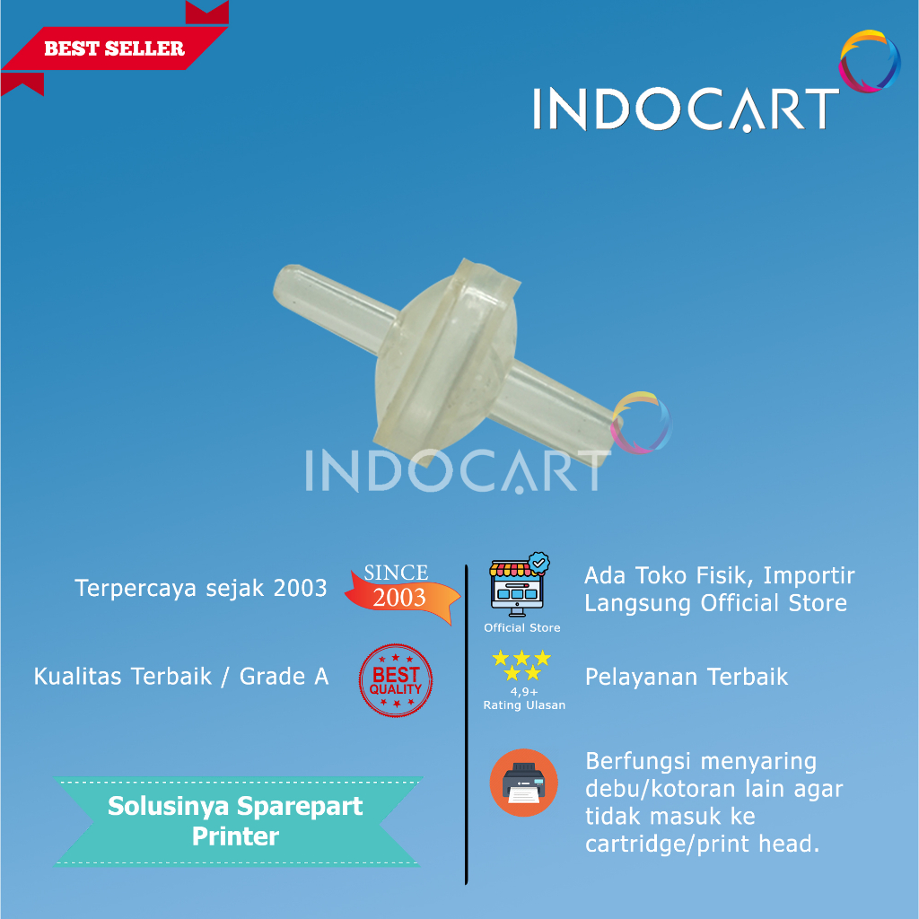 Ink Ventilatior Filter-Saringan Tinta Infus CISS-Inkjet HP Canon Epson