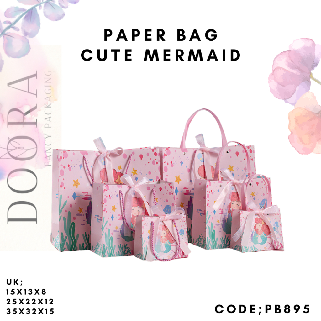 

Paper Bag - Cute Mermaid
