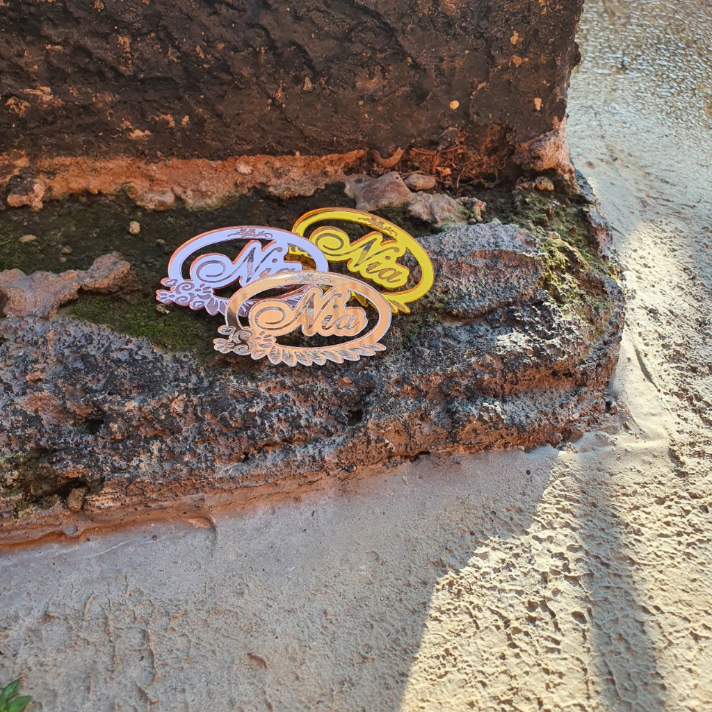 Bros Akrilik Custom Bros Nama Custom Bros Hijab Bros Nama Akrilik Bros Akrilik Oval