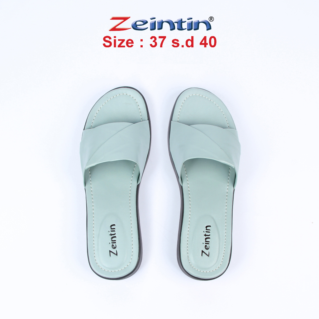 Zeintin - Sandal Wanita Sendal Wedges Wanita Bahan Kulit Sintetis Terbaru Original Zeintin HP