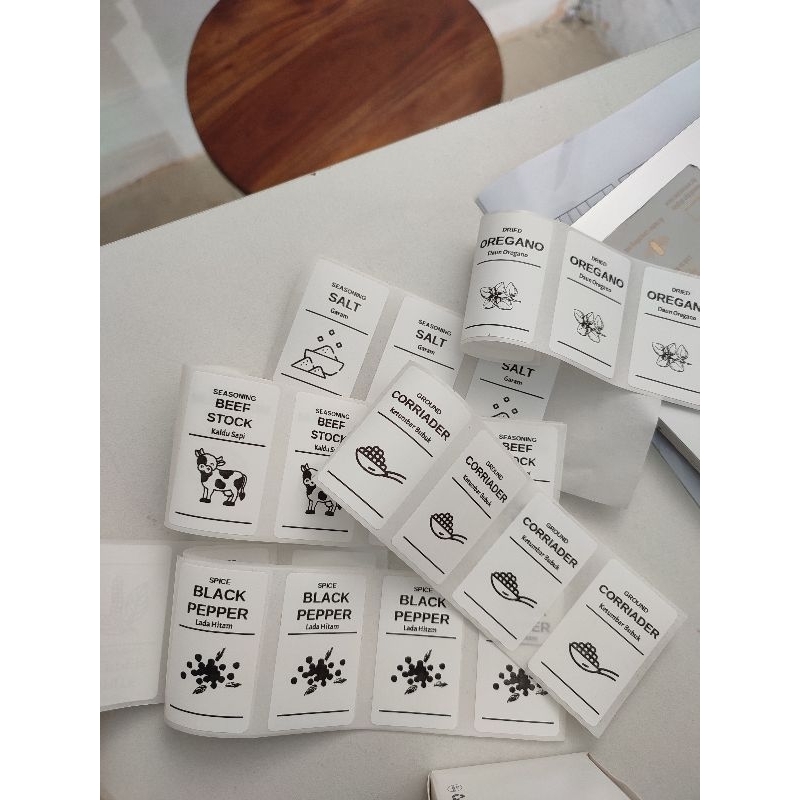 

Omah Prabot - Sticker Label Anti Air Sticker Label Tempat Bumbu