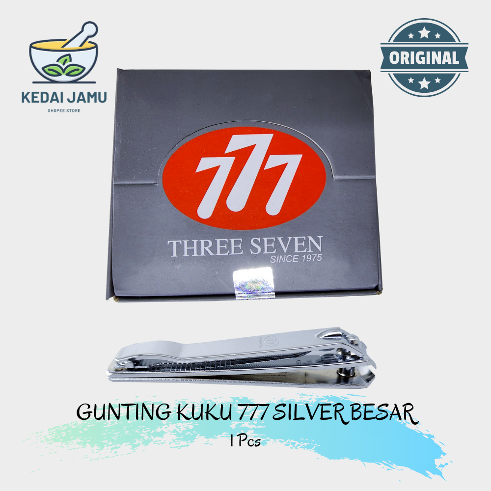 Gunting Kuku 777 Size Besar (Silver) 1 pcs
