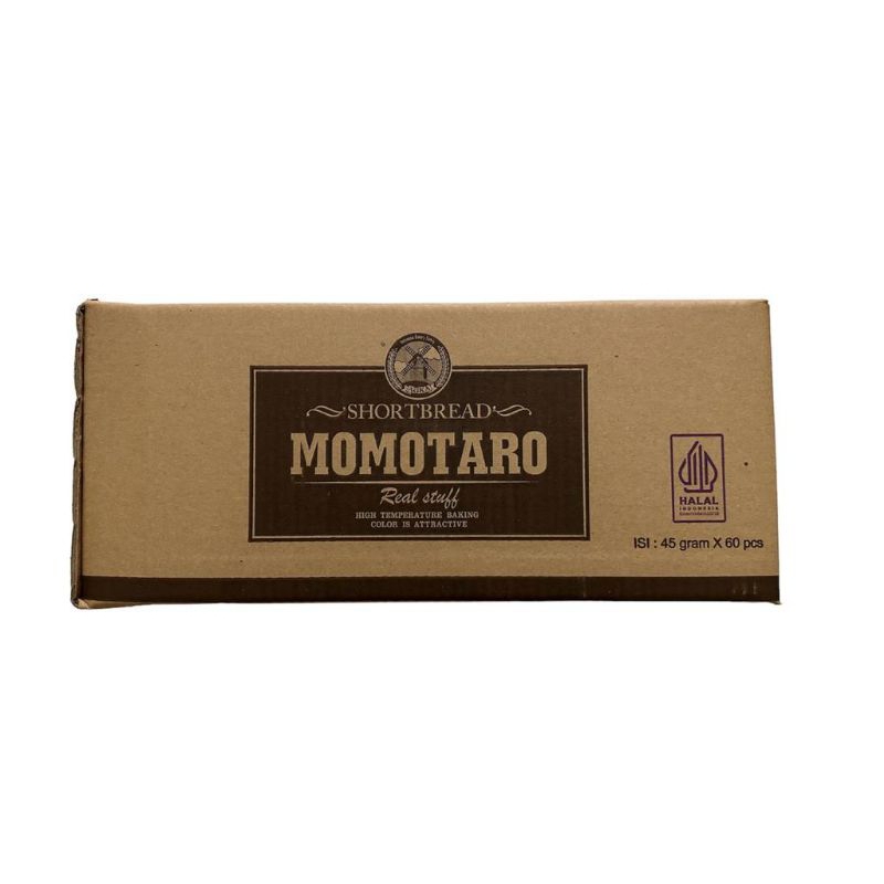 

Roti Aoka Kukis Momotaro Cokelat & Original & Kelapa 45 Gr x 60 Pcs