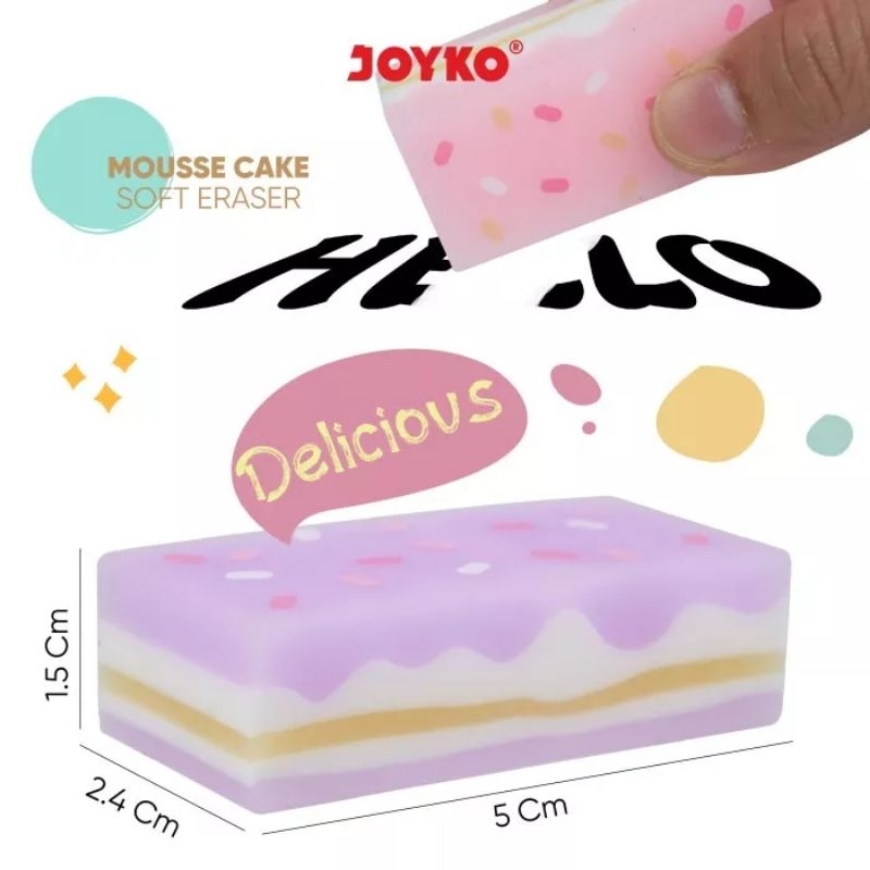 

Penghapus Eraser Joyko ERT-133 Mousse Cake (1 Pcs)