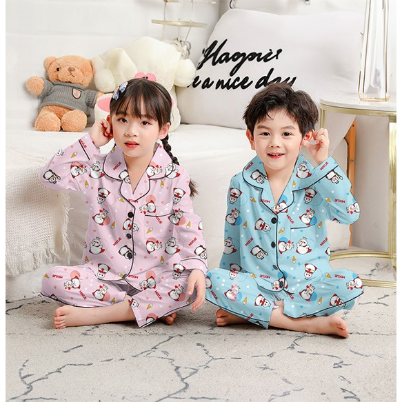 CIAHAW-NEW PAJAMAS KIDS MIXEU USIA 4 TAHUN -10 TAHUN/MOTIP TERBARU MIXEU