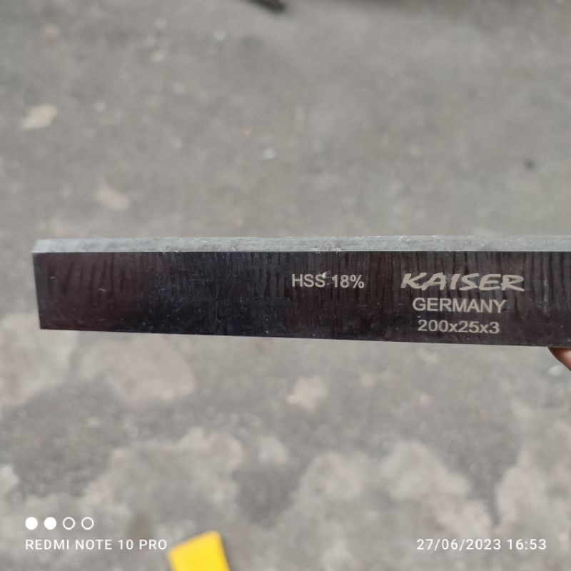 mata planer hss 200 x 25 x 3 mm mata jointer duduk 20 cm