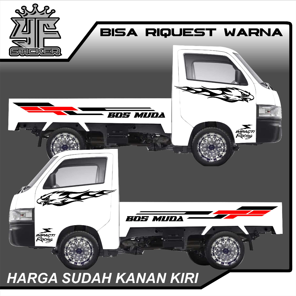 Cutting Sticker Mobil Pickup NEW CARRY 2022