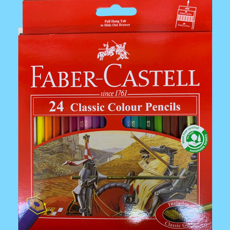 

Pensil Warna Faber Castell Classic Colour Pencil 24 Warna
