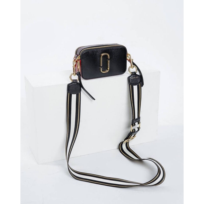 marc jacob snapshot black red ghw mj