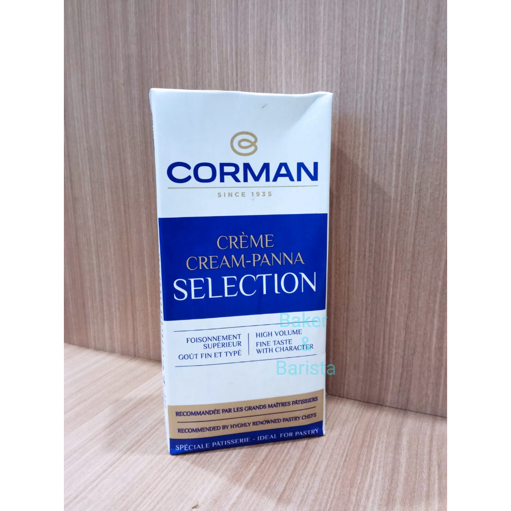 

Corman Whipping Cream Panna 1L Krim Kental 35% Fat Whipped Whip Creme / Topping cream 1 Liter