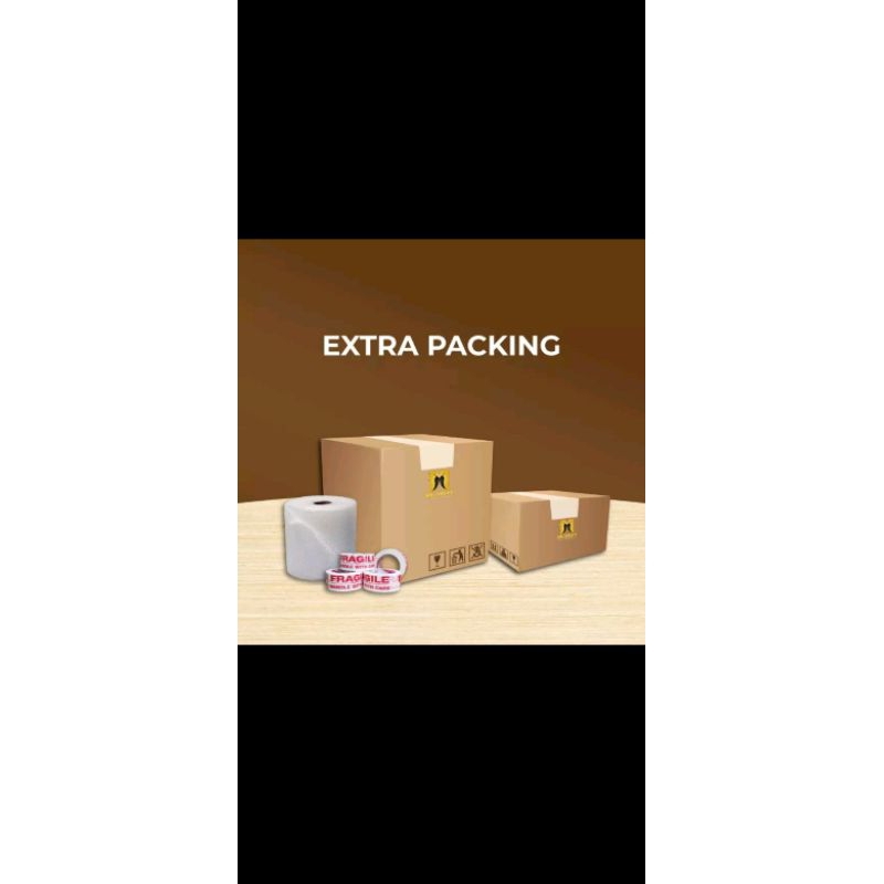 

extra packing dus+tambahan bubblewrap