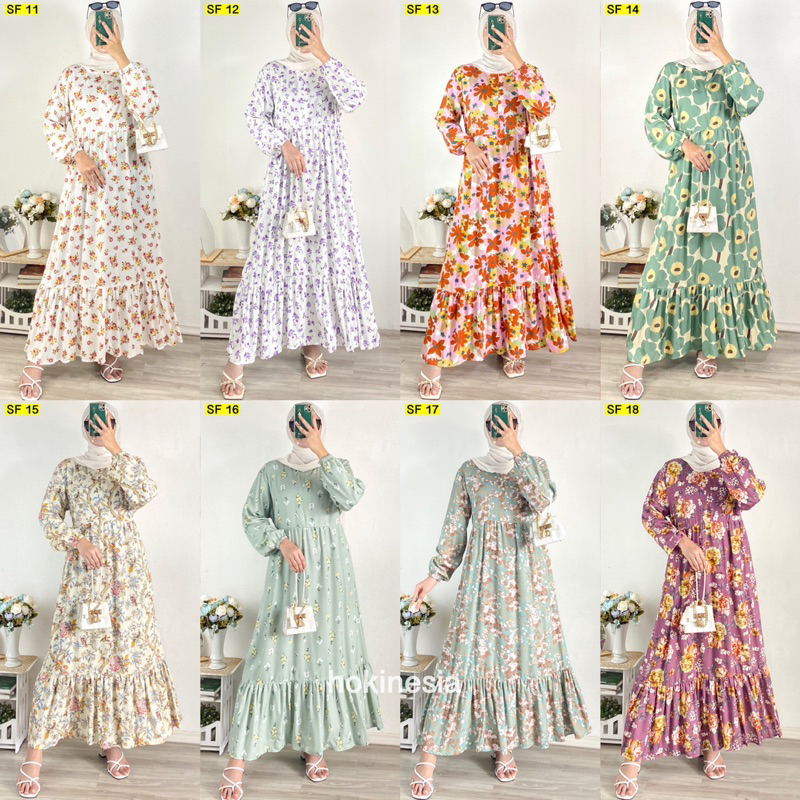 SAFIRA DRESS - HOMEY DRESS - GAMIS RAYON