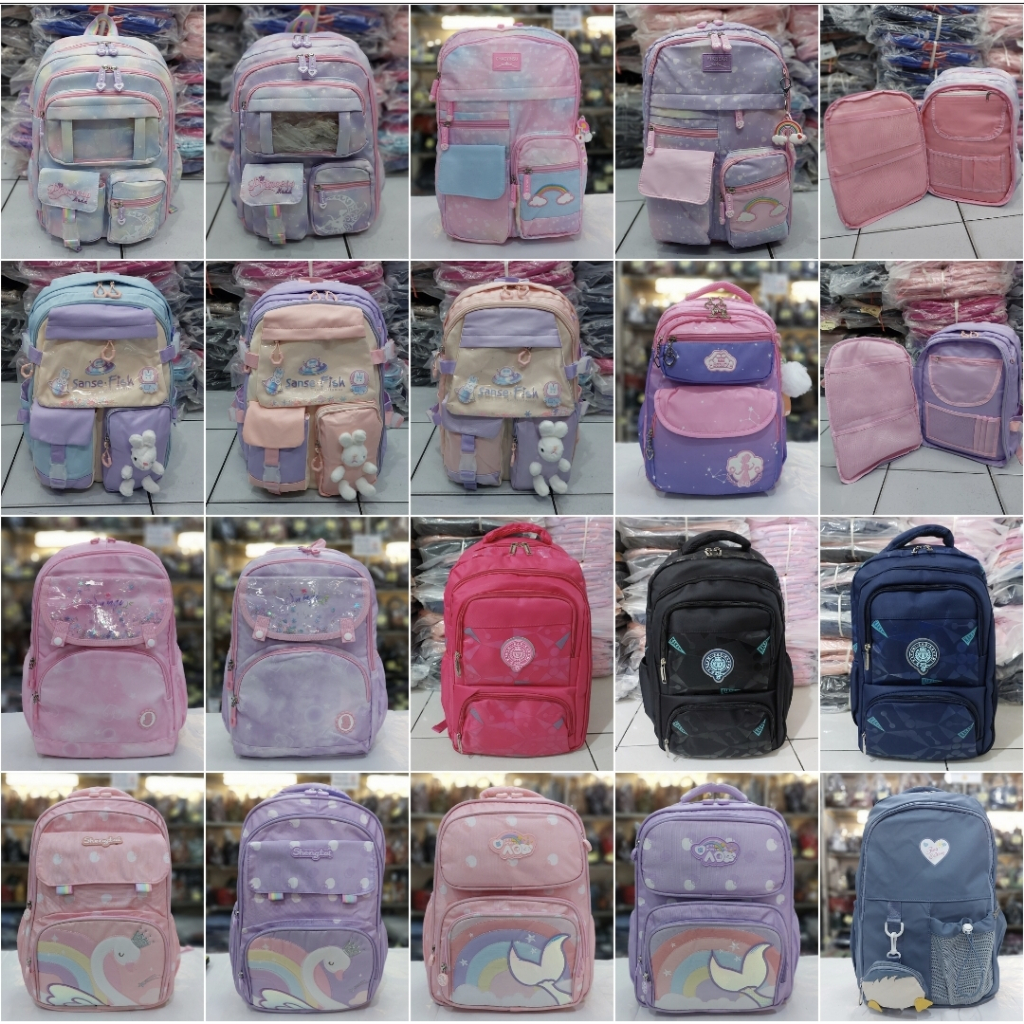 Tas ransel anak remaja sd anak perempuan bahan dasar premium