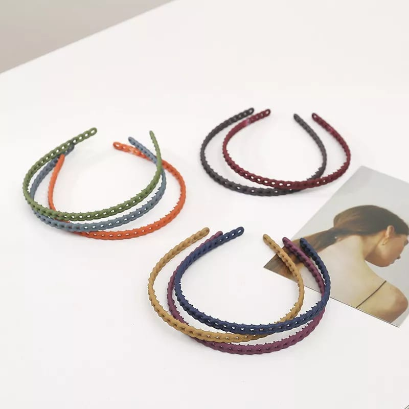 ✿ELYSABETHME✿ Bando rantai glossy korea kekinian aksesoris lucu