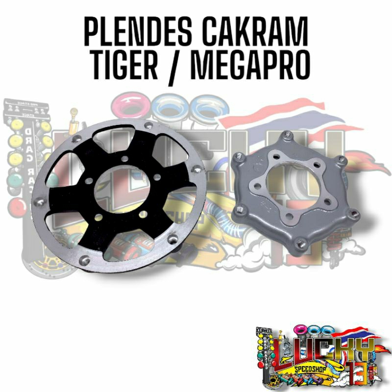 Plendes cakram plendes discbrake adaptor piringan honda Megapro Tiger