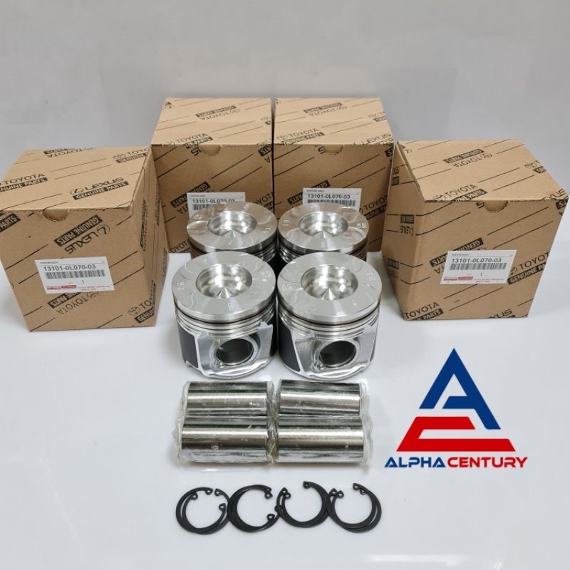 PISTON ASSY HILUX 2.5 ASLI GARANSI 1BULAN