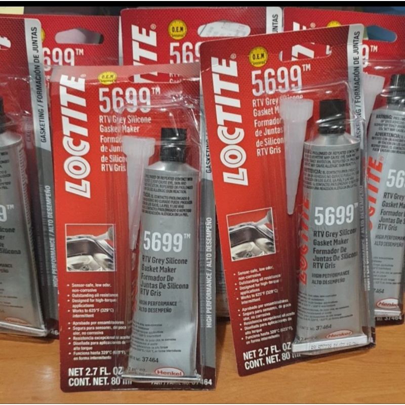 LOCTITE SI 5699 GREY HIGH PERFORMANCE RTV & LOCTITE GREY MAXX 95GR