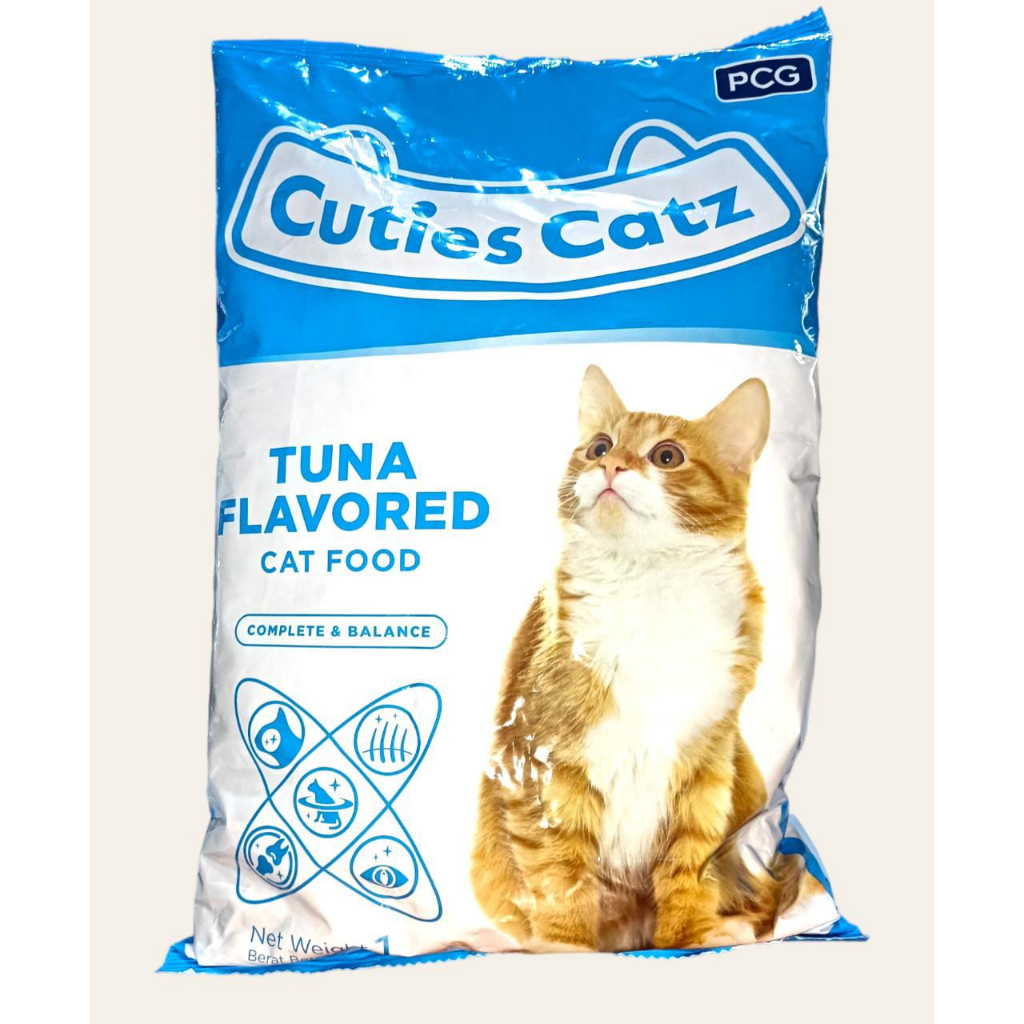 Makanan Kucing CUTIES CATZ TUNA 1kg-Freshpack