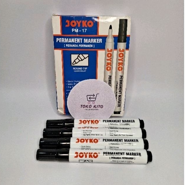 

Spidol Permanent Joyko PM-17 Hitam
