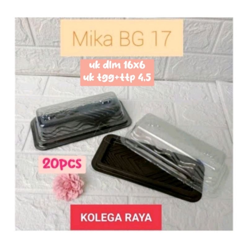 Mika Kue Bolu BG17  Untuk Bolu Gulung Pancake Durian Isi 20PCS