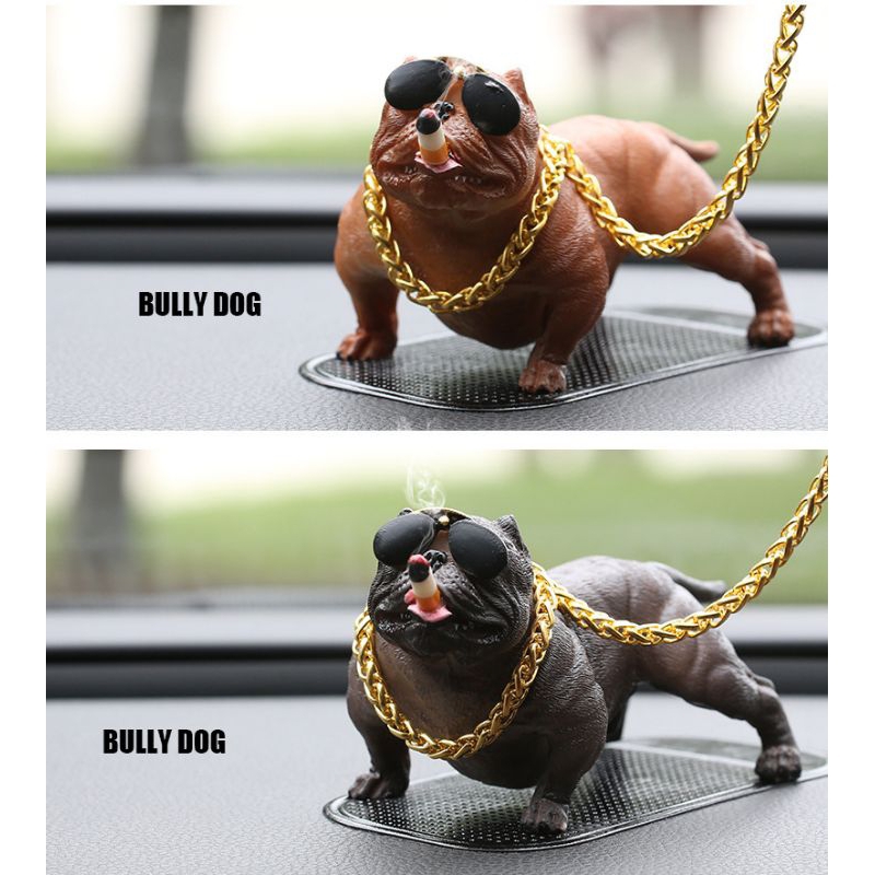 PAJANGAN Dashboard Mobil Anjing Pitbull Pajangan Pitbull Pajangan Anjing Pitbull Pajangan Smoking Pi